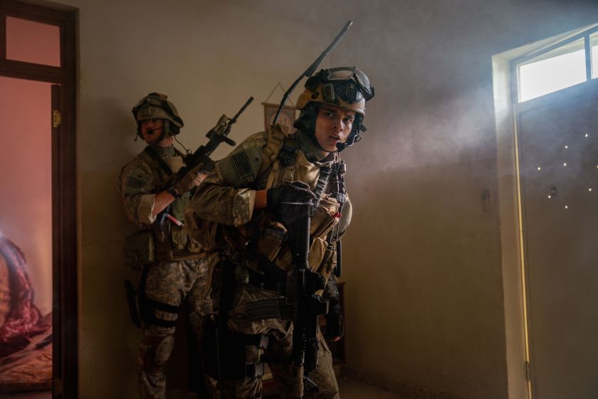 Still from Warfare (2025) film 